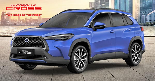 Warna Biru Nebula Blue New Corolla Cross