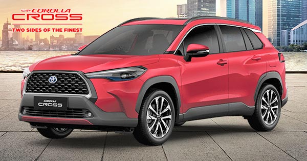 Warna Merah Red Mica Metallic New Corolla Cross